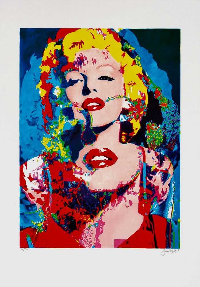 James Francis Gill, ‘Fade To Close-Up Of Marilyn’, 2019, Print, Serigraph, Castle Fine Art, Numbered, Framed