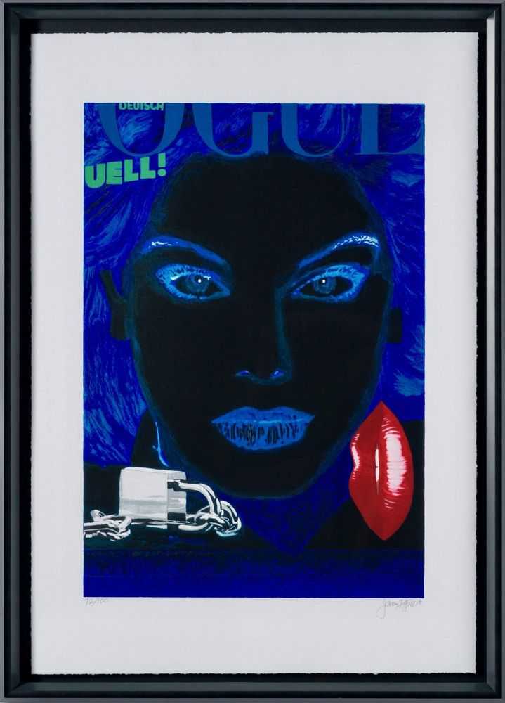 James Francis Gill, ‘German Vogue 2’, 2023, Print, Serigraph, Castle Fine Art, Numbered, Framed
