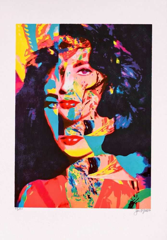 James Francis Gill, ‘Liz... Liz’, 2019, Print, Serigraph, Castle Fine Art, Numbered, Framed