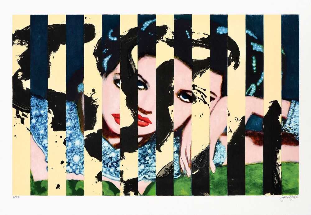 James Francis Gill, ‘Maria Montez’, 2019, Print, Serigraph, Castle Fine Art, Numbered, Framed