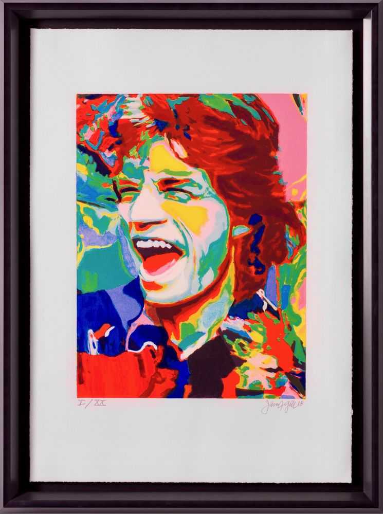 James Francis Gill, ‘Mick’, 2022, Print, Serigraph, Castle Fine Art, Numbered, Framed
