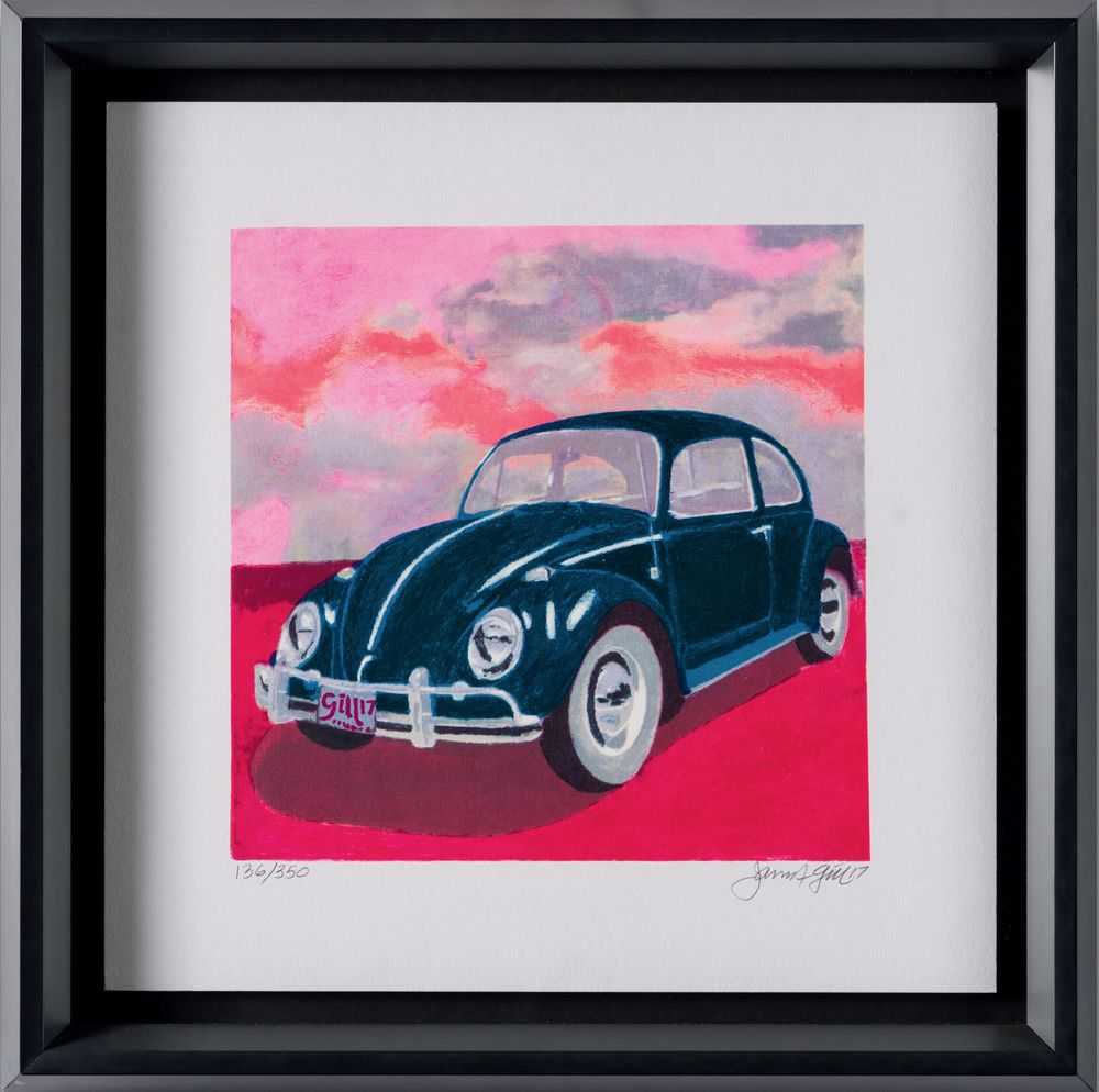 James Francis Gill, ‘Mini Bug - Pink Sky’, 2022, Print, Serigraph, Castle Fine Art, Numbered, Framed