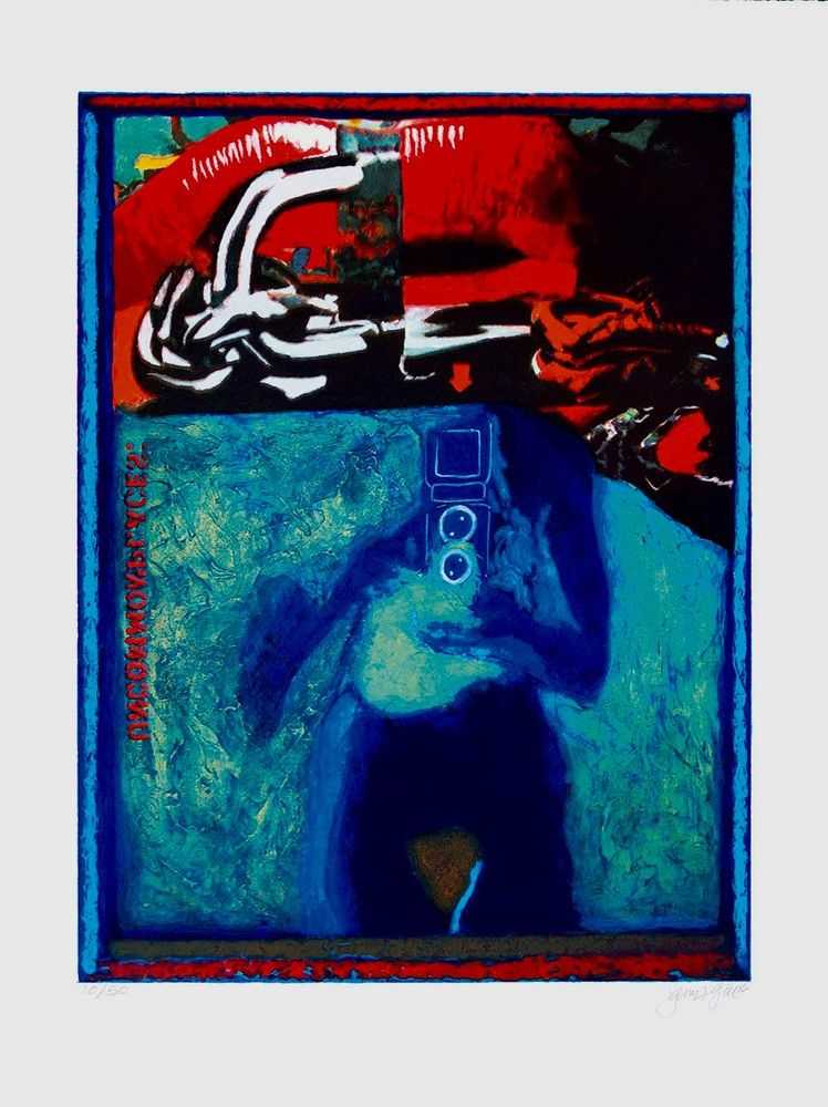 James Francis Gill, ‘Uncommon Places:Locked Lips’, 2019, Print, Serigraph, Castle Fine Art, Numbered, Framed