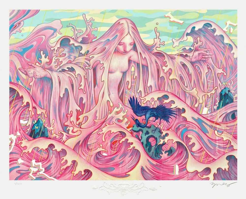James Jean, ‘Adrift II’, 21-11-2016, Print, Pigment print on archival 310gsm 100% cotton rag paper with archival pigment based ink, Self-released, Numbered