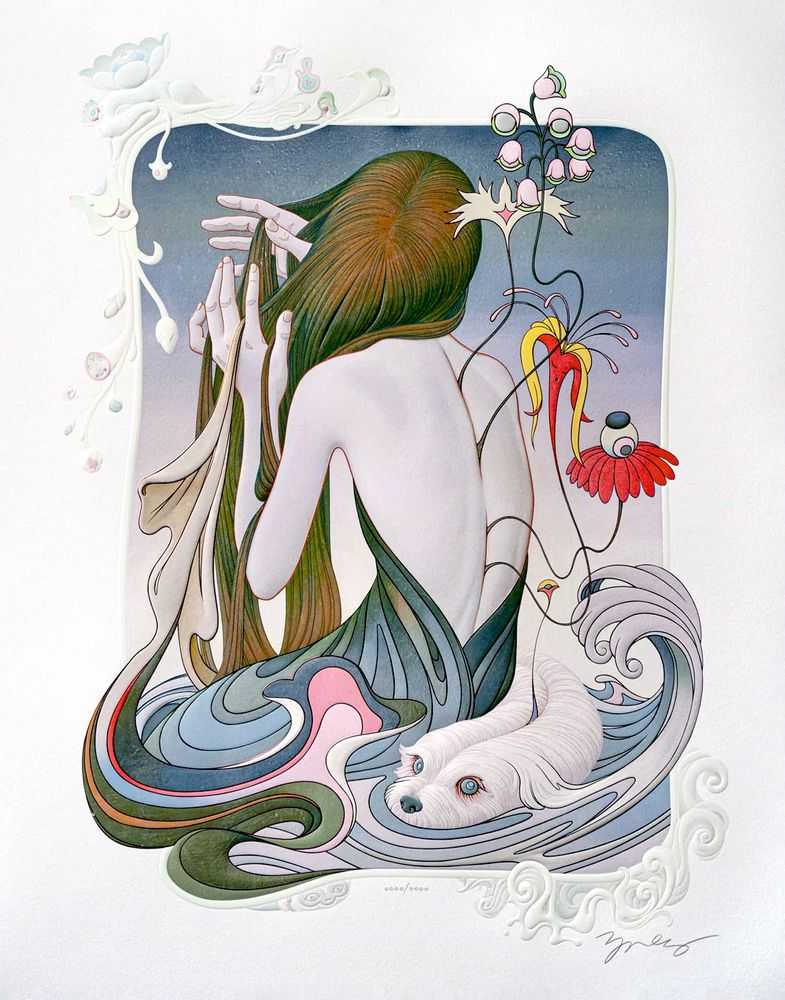 James Jean, ‘Chine’, 2023, Print, Giclée print on paper, Self-released, Numbered