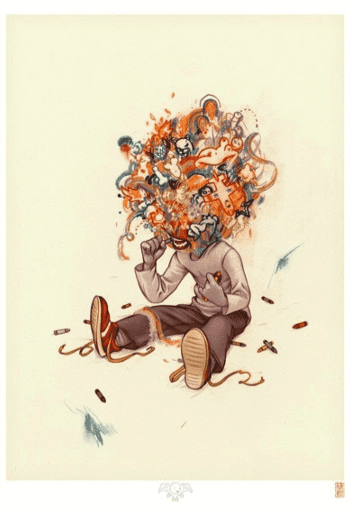 James Jean, ‘Crayon Eater’, 2007, Print, Pigment print, Self-released, 