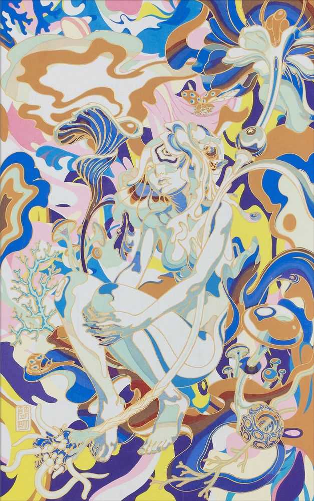 James Jean, ‘Dolly Varden’, 06-04-2018, Print, Woodcut, The Adachi Institute of Woodcut Prints, Numbered