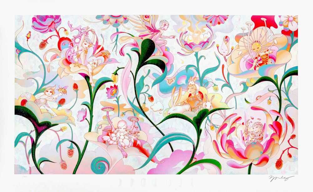 James Jean, ‘Garden (BTS Seven Phases)’, 2021, Print, Pigment ink on 100% cotton rag paper, Self-released, Numbered