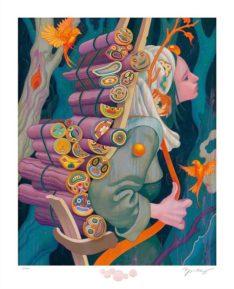 James Jean, ‘Kindling III’, 15-09-2020, Print, Pigment print on archival 310gsm 100% cotton rag paper with archival pigment based ink, Self-released, Numbered