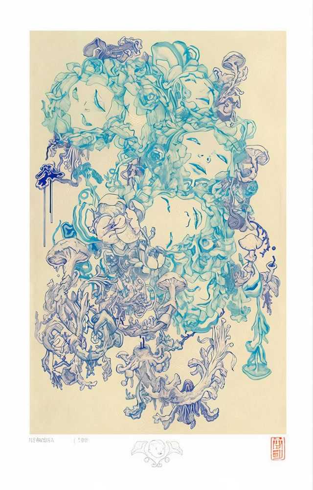 James Jean, ‘Nervosa’, 30-05-2012, Print, Pigment on Hahnemühle Fine Art Paper, Self-released, Numbered