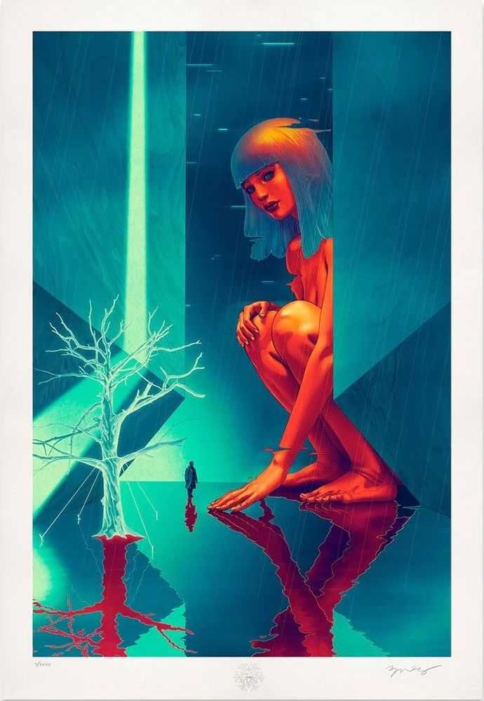 James Jean, ‘Retroflect for Blade Runner 2049’, 21-08-2018, Print, Pigment print on archival 310gsm 100% cotton rag paper with archival pigment based ink, Self-released, Numbered
