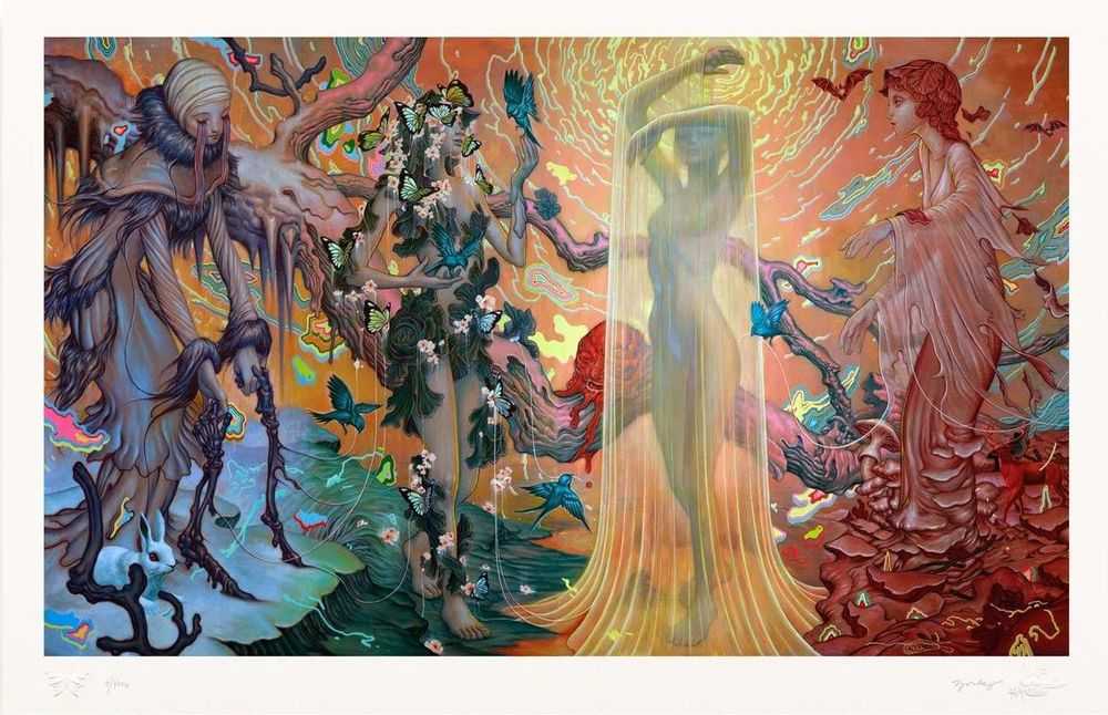 James Jean, ‘Seasons’, 18-11-2014, Print, Pigment print on archival 310gsm 100% cotton rag paper with archival pigment based ink, Self-released, Numbered