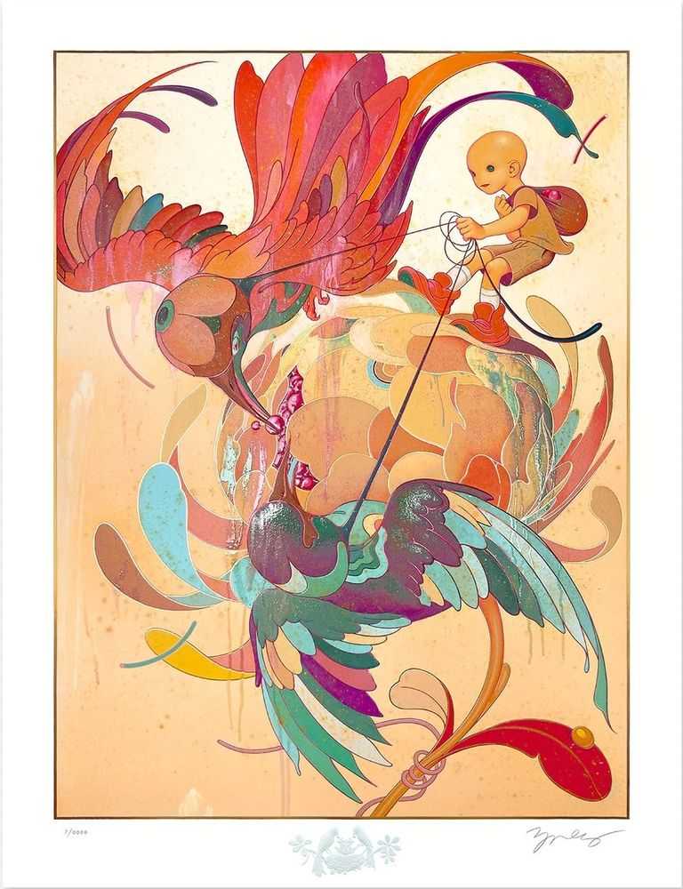James Jean, ‘Spring’, 25-03-2021, Print, Pigment print on archival 310gsm 100% cotton rag paper with archival pigment based ink, Self-released, Numbered
