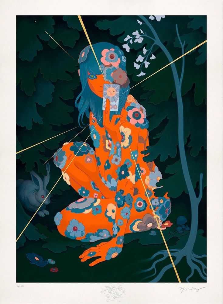 James Jean, ‘Sun Tarot’, 12-06-2018, Print, Pigment print on archival 310gsm 100% cotton rag paper with archival pigment based ink, Self-released, Numbered