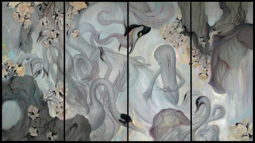 James Jean, ‘Swan’, 06-03-2009, Print, Archival pigment ink on hot press fine art paper, SURU Gallery, Numbered