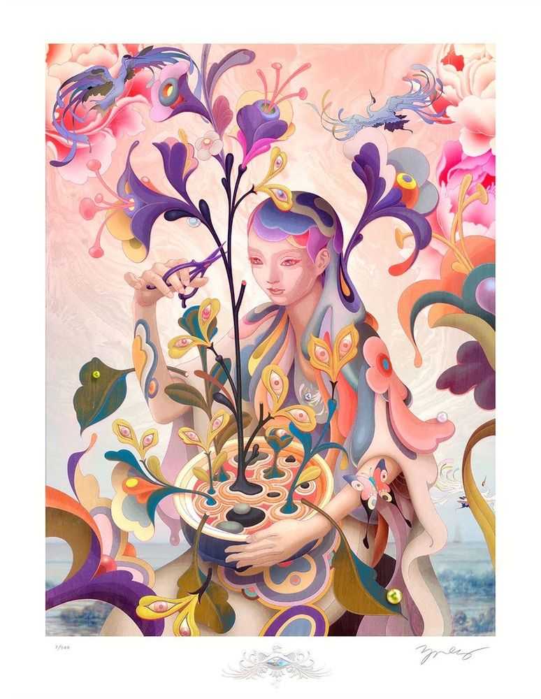 James Jean, ‘The Editor’, 19-11-2019, Print, Pigment print on archival 310gsm 100% cotton rag paper with archival pigment based ink, Self-released, Numbered