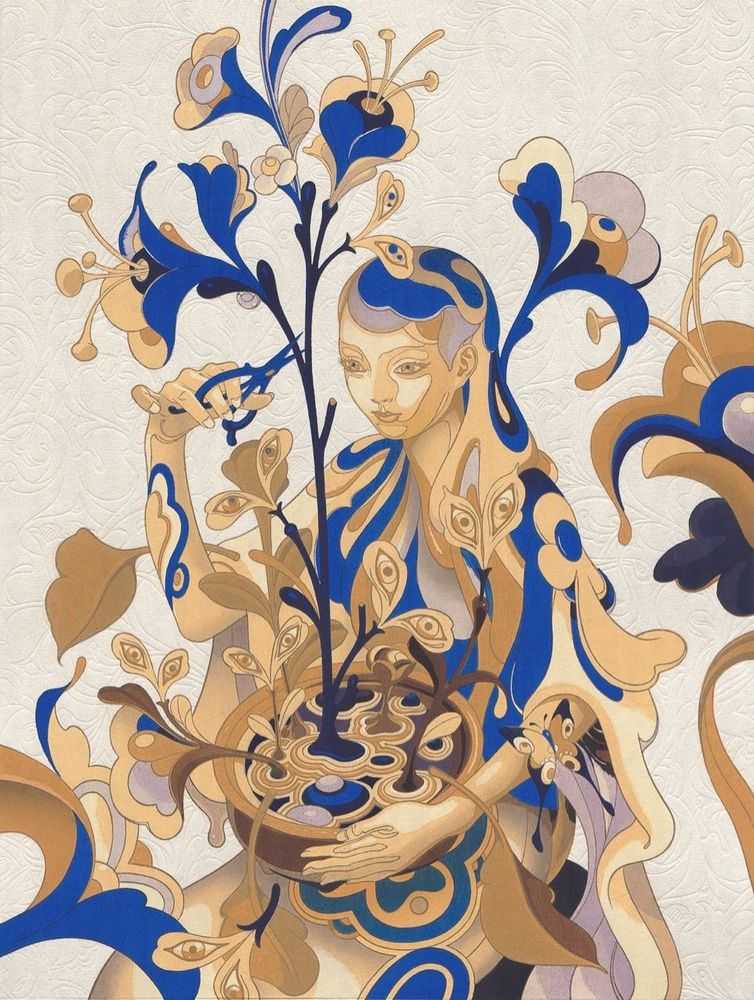 James Jean, ‘The Editor Cutaway’, 21-04-2020, Print, Woodcut, The Adachi Institute of Woodcut Prints, Numbered