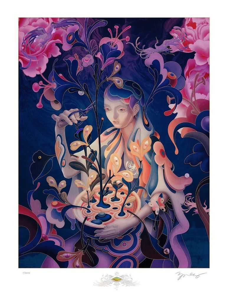 James Jean, ‘The Editor (Night Mode)’, 21-01-2020, Print, Pigment print on archival 310gsm 100% cotton rag paper with archival pigment based ink, Self-released, Numbered