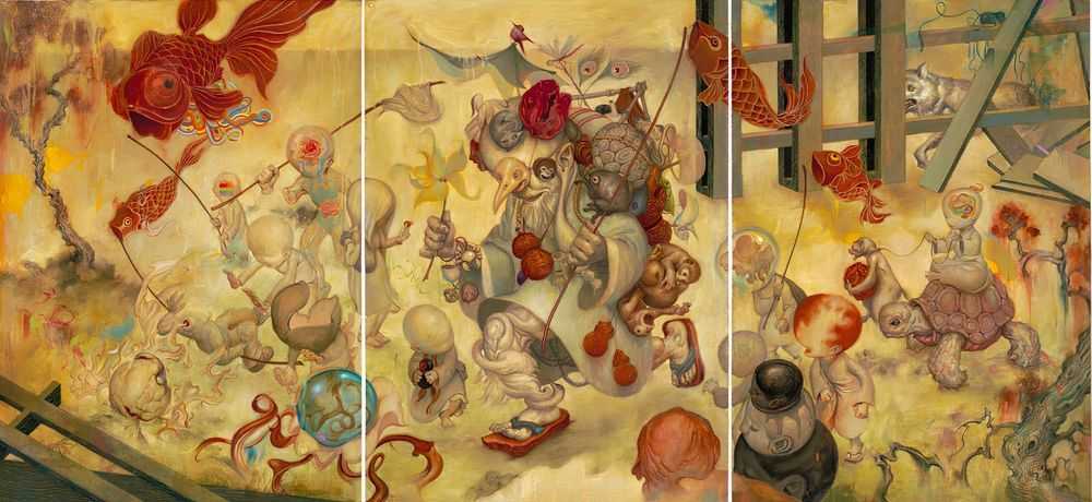 James Jean, ‘Toymaker’, 07-02-2009, Print, Pigment on photo rag 308gsm paper, Jonathan LeVine Gallery, Numbered