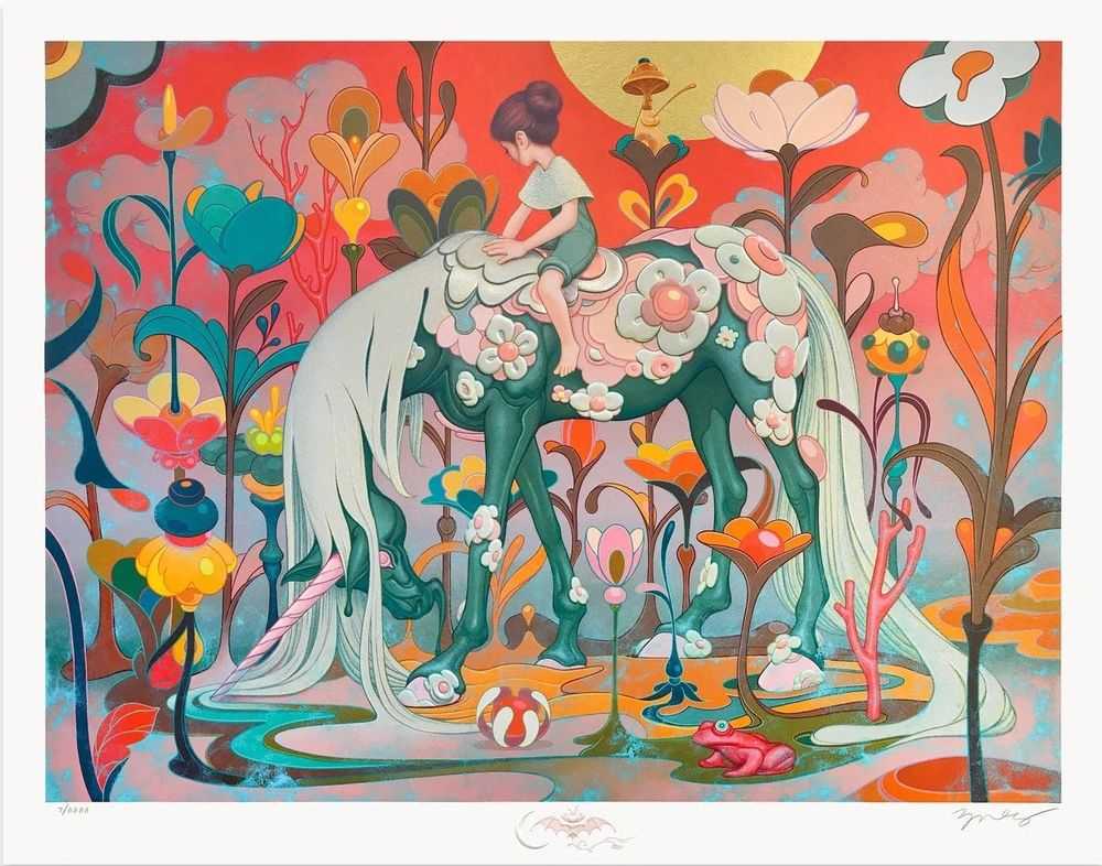 James Jean, ‘Traveler’, 13-11-2018, Print, Pigment print on archival 310gsm 100% cotton rag paper with archival pigment based ink, Self-released, Numbered