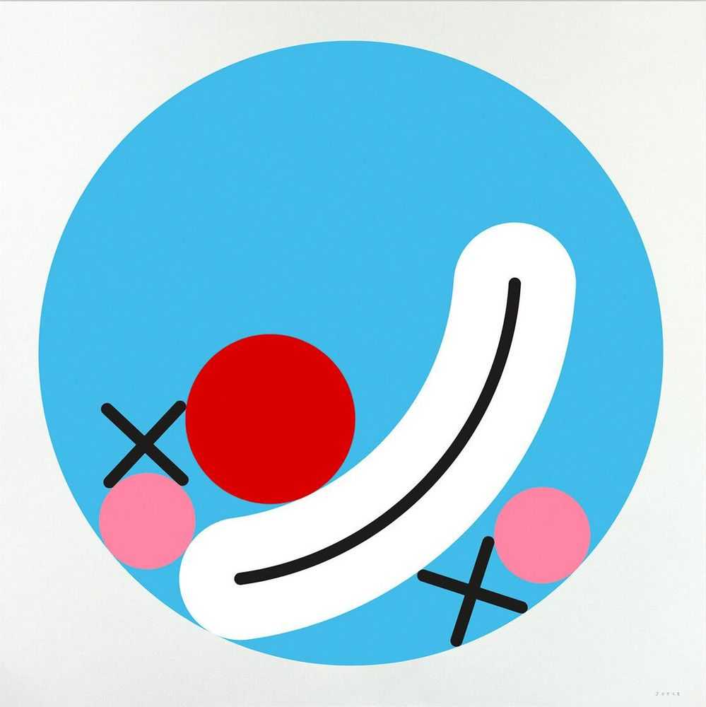 James Joyce, ‘Abandoning Reason (Blue)’, 28-01-2021, Print, Silkscreen on Somerset Satin White 410gsm, Guy Hepner, Numbered, Framed