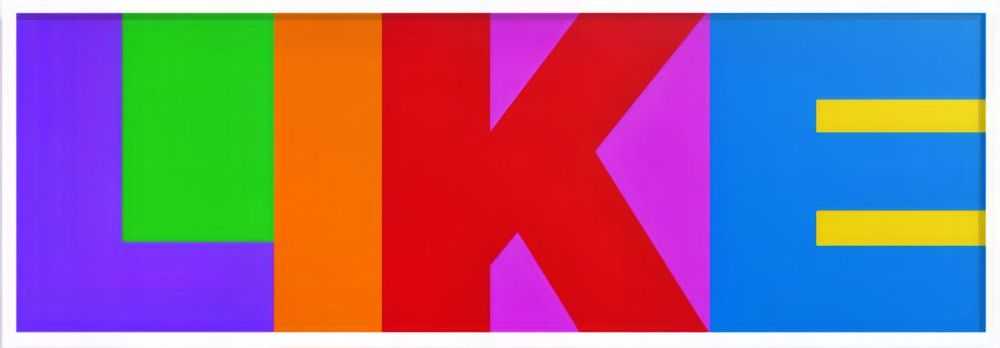 James Joyce, ‘Like (Purple)’, 01-02-2016, Print, 7 colour screenprint on Somerset paper 300gsm, Colette, Numbered