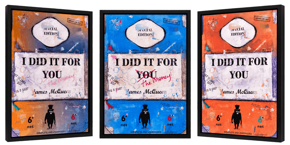 James McQueen, ‘I Did It For You / The Money’, 2026, Print, Lenticular Panel on Acrylic, null, Framed