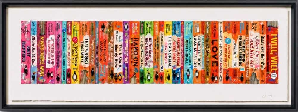 James McQueen, ‘My Life in Stories II’, 2026, Print, Mixed Media, null, Framed