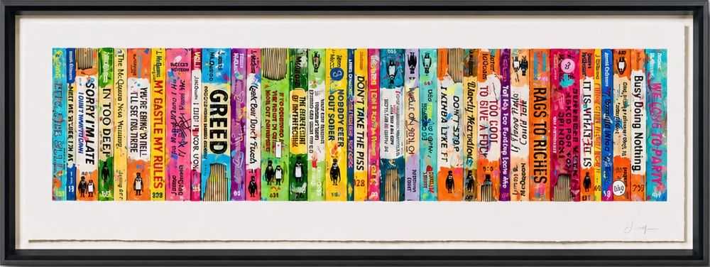 James McQueen, ‘My Life in Stories I’, 2026, Print, Mixed Media, null, Framed