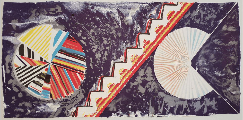James Rosenquist, ‘Alphabet Avalanche’, 1979, Print, Lithograph in colors on Twinrocker paper, Bird Island Publishing, Numbered, Dated