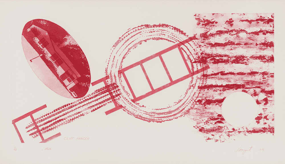 James Rosenquist, ‘Cliff Hanger’, 1978, Print, Lithograph, null, Numbered, Dated