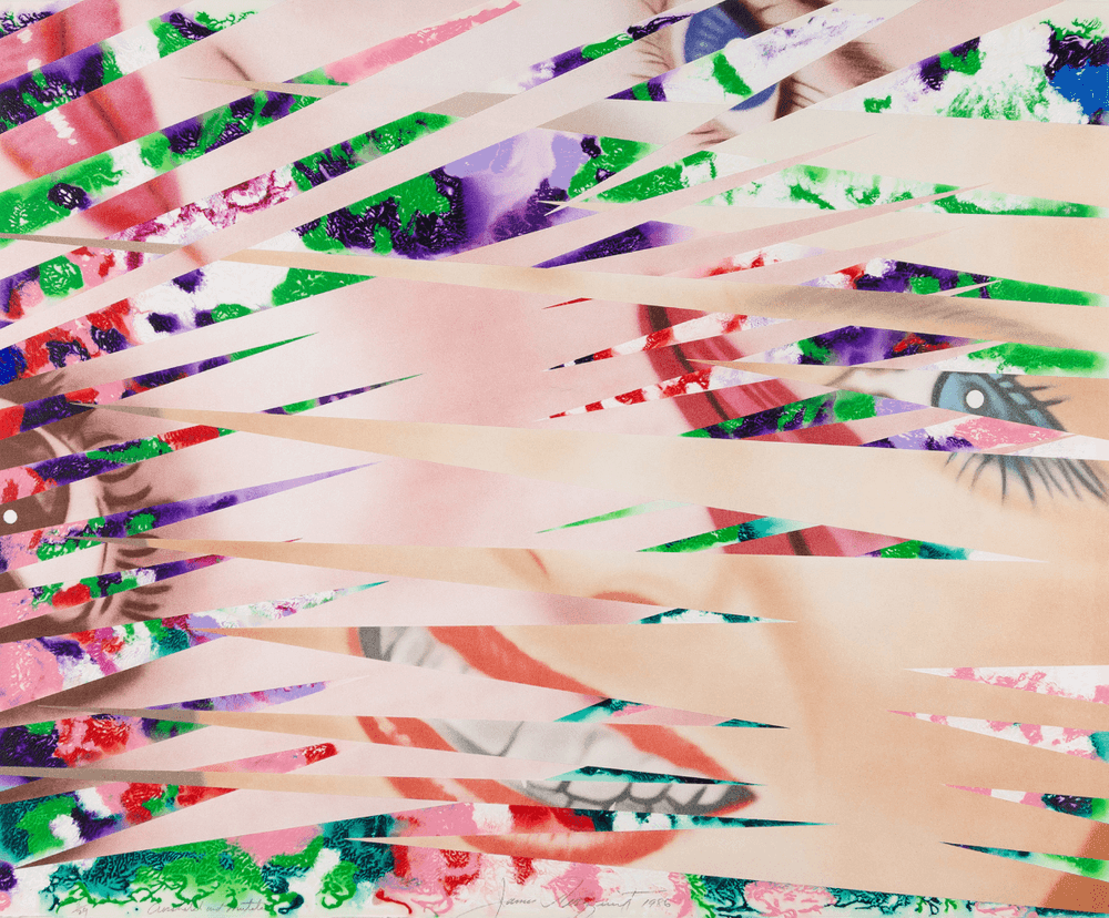James Rosenquist, ‘Crosshatch and Mutations’, 1986, Print, Monoprint with lithograph collage, null, Numbered, Dated