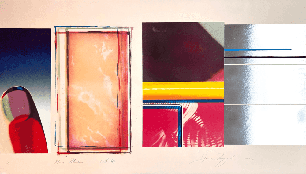 James Rosenquist, ‘Horse Blinders (South)’, 1972, Print, Lithograph and screenprint in colors with silver foil on wove paper, null, Numbered