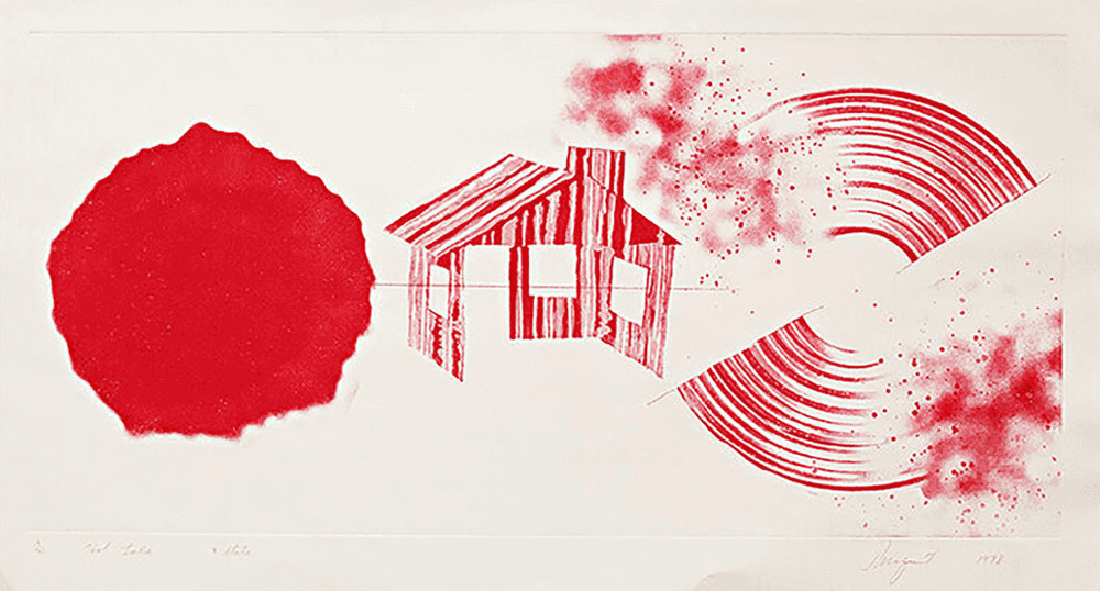 James Rosenquist, ‘Hot Lake’, 1978, Print, Aquatint Etching, null, 