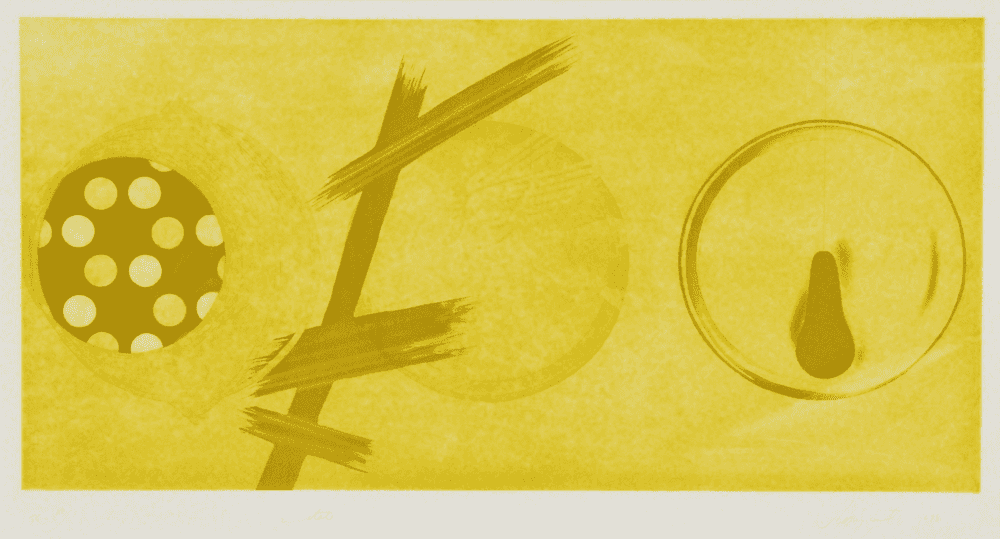 James Rosenquist, ‘Pale Lamps (2nd State)’, 1978, Print, Aquatint Etching, null, Numbered, Dated