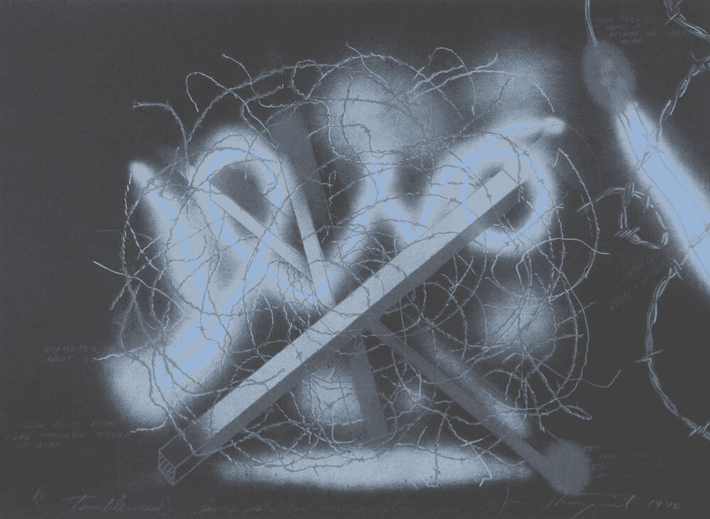 James Rosenquist, ‘Tumbleweed’, 1970, Print, Color Lithograph on Black Paper, Hollander Workshop, Numbered, Dated