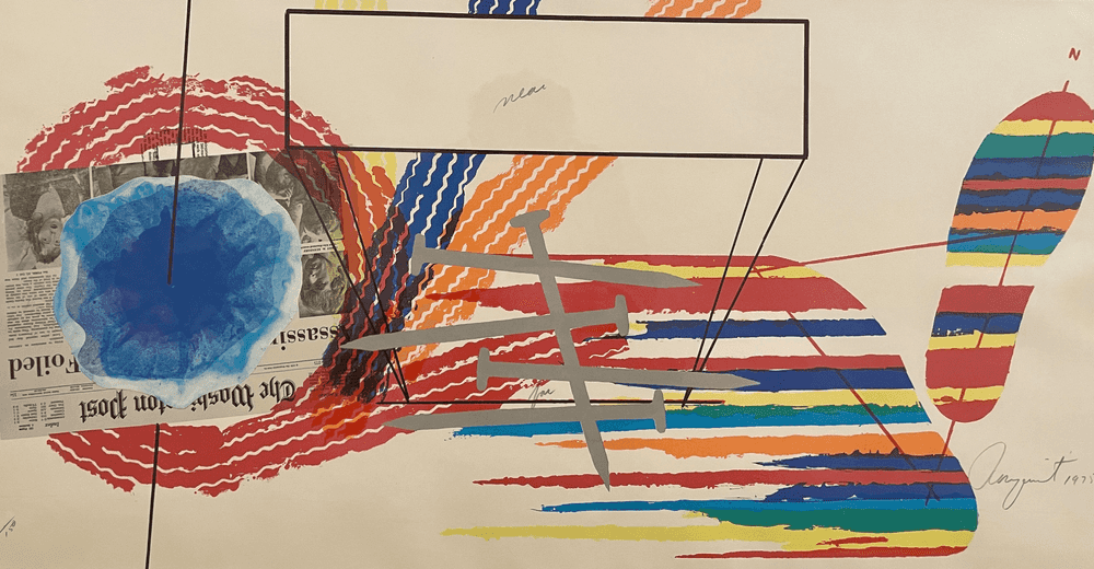 James Rosenquist, ‘Washington Post’, 1978, Print, Color etching / aquatint, null, Numbered, Dated
