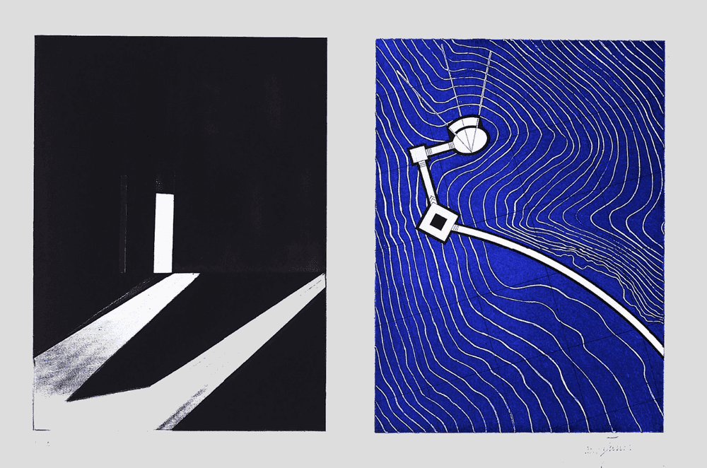 James Turrell, ‘Mapping Spaces-West Chamber’, 1988, Print, Aquatint, photoetching, and etching on Hahnemuhle paper, Peter Blum Edition, 