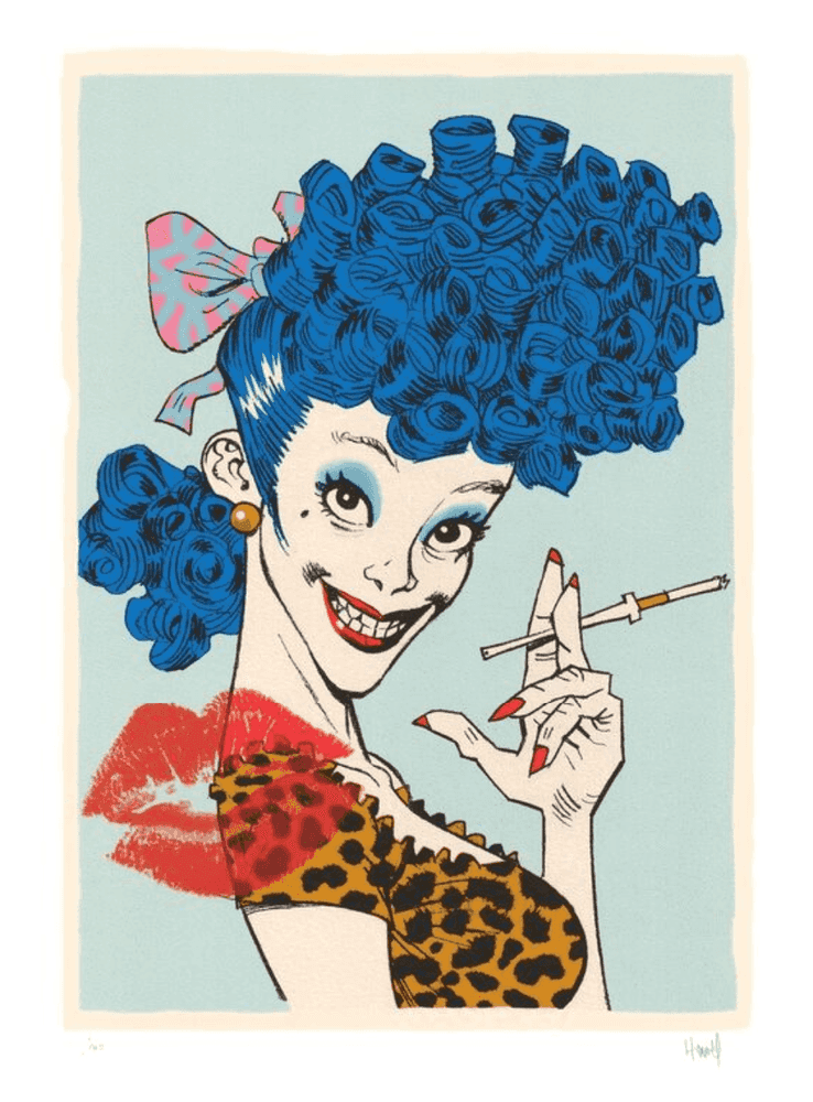Jamie Hewlett, ‘Curly Sue’, 14-04-2016, Print, 11 colour hand pulled screenprint on Somerset Satin 300gsm paper, Lazinc, Numbered