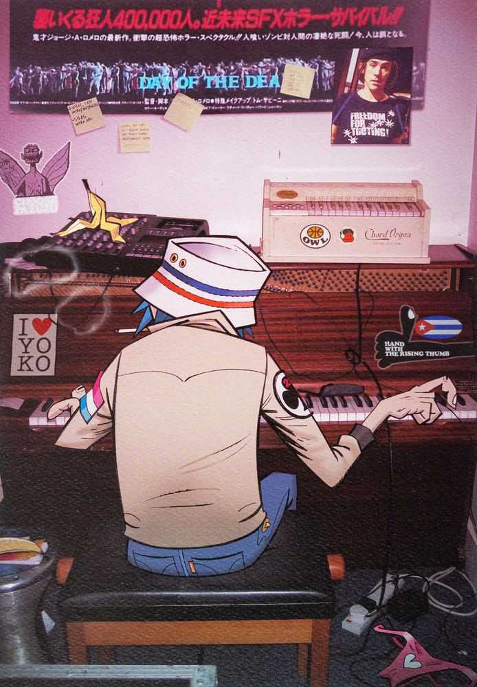 Jamie Hewlett, ‘Demon Days Live #3’, 2005, Print, Full colour digital print on textured heavy wove card, Self-released, 