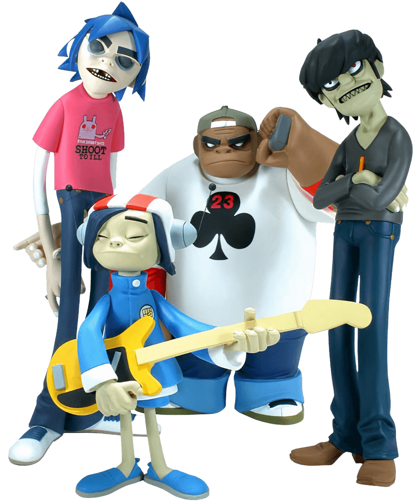 Jamie Hewlett, ‘Kidrobot Gorillaz Figure Set 05’, 2005, Sculpture, Vinyl, Kidrobot, 