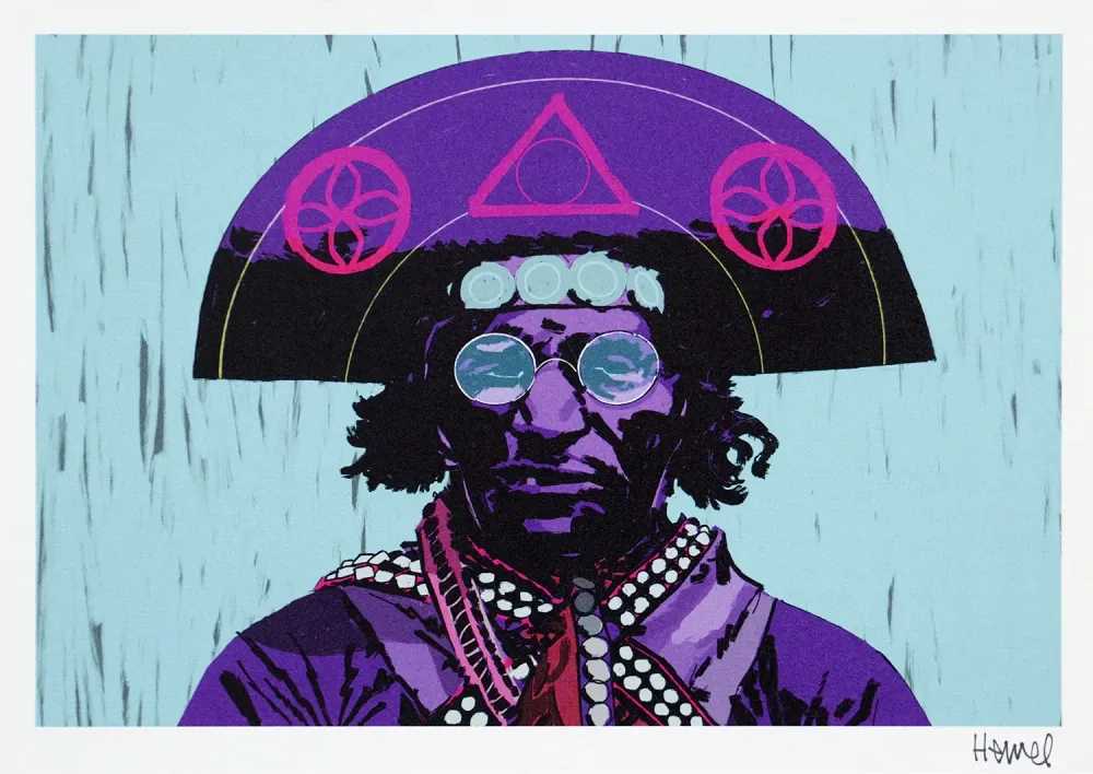 Jamie Hewlett, ‘Lampiao’, 07-10-2021, Print, UV print on Somerset 410gsm paper, Laz Emporium, Numbered