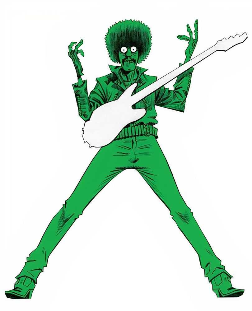 Jamie Hewlett, ‘Phil Lynott’, 15-11-2013, Print, Pigment print on artist paper, Teenage Cancer Trust, Numbered