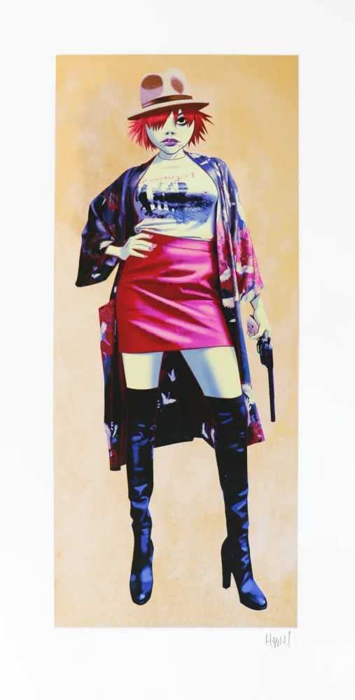 Jamie Hewlett, ‘Whitey Action’, 2025, Print, Archival Inkjet with Metallic Screenprint Overlay on Somerset Satin Enhanced 330gsm Paper, Jealous Gallery, Numbered
