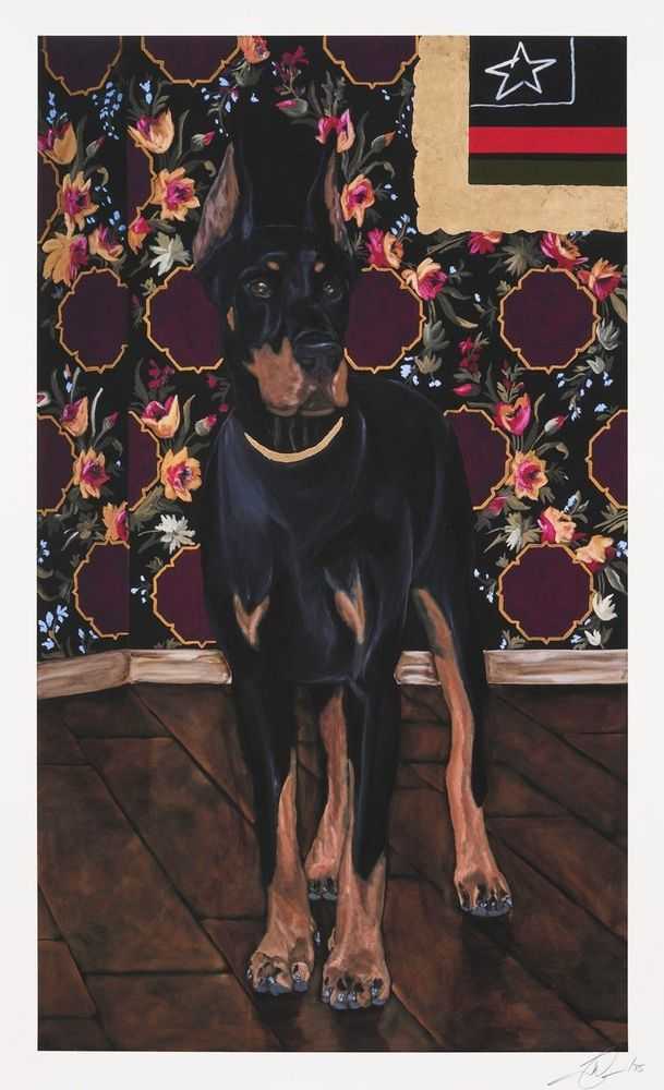 Jammie Holmes, ‘Tyson’, 2025, Print, Archival pigment print Embellished with gold leaf, Art For Change, Numbered