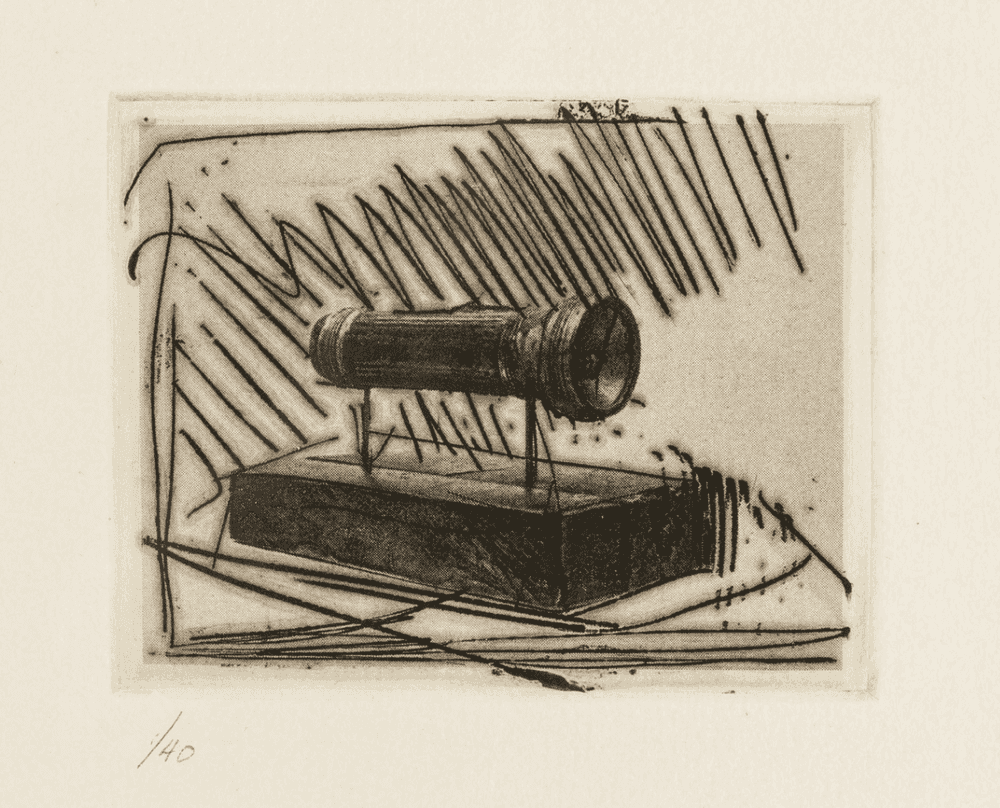 Jasper Johns, ‘Flashlight (Small)’, 1969, Print, Etching and photo-engraving, null, Numbered, Dated