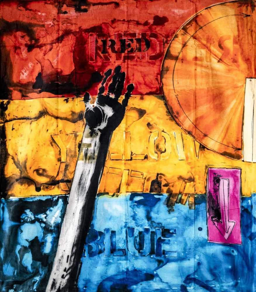 Jasper Johns, ‘Red, Yellow, Blue’, 2011, Print, Beach/Bath Towel, 100% Cotton, null, 