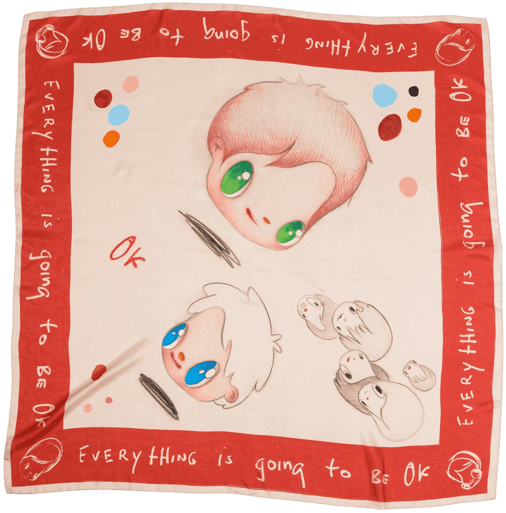 Javier Calleja, ‘Everything is Going to be Ok’, 2022, Collectible, Seda Habotai silk 8 mm, Dio Horia Gallery, 
