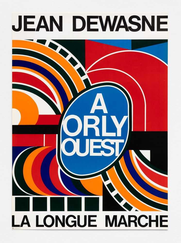 Jean Dewasne, ‘À Orly Ouest - La longue marche (Poster)’, 1967, Print, Print on paper, null, 