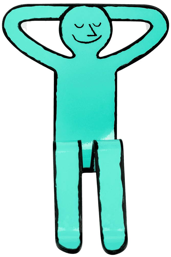 Jean Jullien, ‘Bob the Book End Napper’, 2018, Sculpture, Lacquered and handpainted, Case Studyo, 